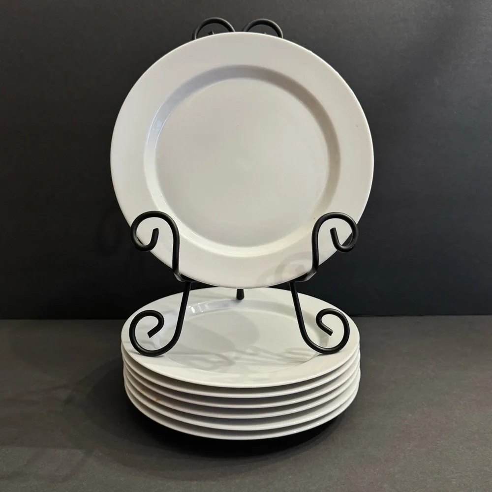 LOT of 4 Tienshan Prelude Salad Plates Wide Rim 8 3/8" - DISCONTINUED - Picture 7 of 16